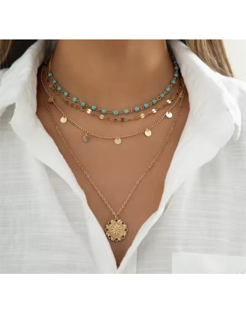 Collier Mandala 4 rangs